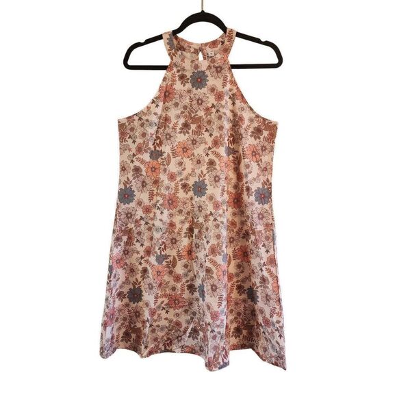 Made with Love NWT sleeveless floral dress size Medium - Picture 1 of 9